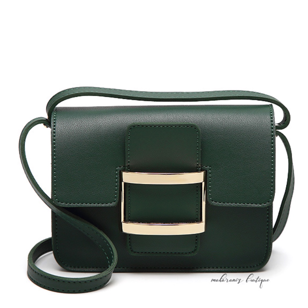 Fierce Dark GreenGold Mini Bag